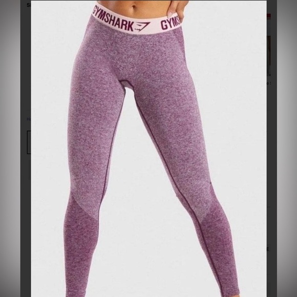 Gymshark Kids Burgundy Leggings - Picture 1 of 6